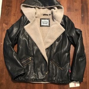 Lined Leather Jacket